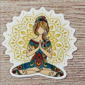 Hippie sticker matte finish brand new.